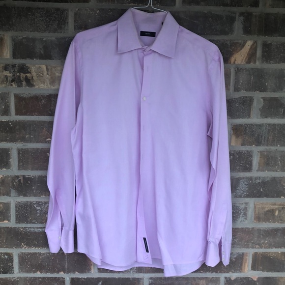 Hugo Boss Other - Hugo Boss Pink Oxford 43/17 Long Sleeve Button ⬇️